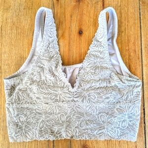 Aerie Coquette Lace Bralette Top Lined XXL